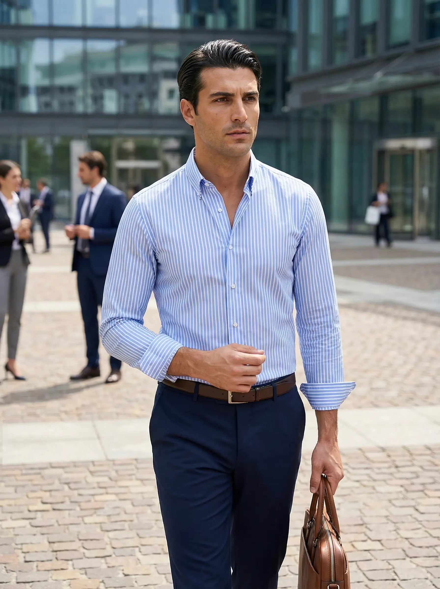 Hugo - Camicia in Cotone Striata