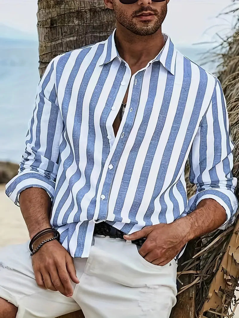 Giovanni - Camicia in Cotone Striata