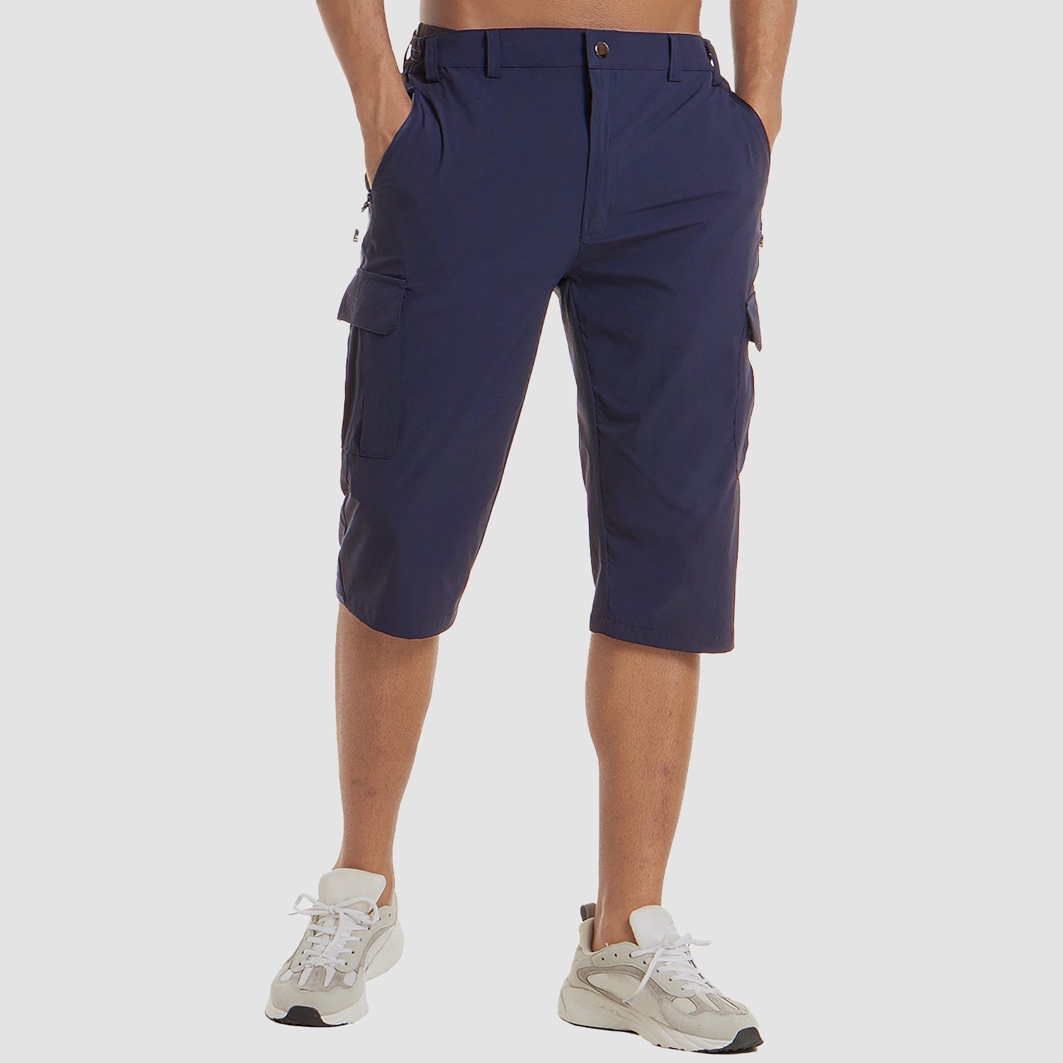 Pantaloncini Cargo Quick-Dry  — Leggeri, Traspiranti, Taglio Stretch per Escursioni e Viaggi