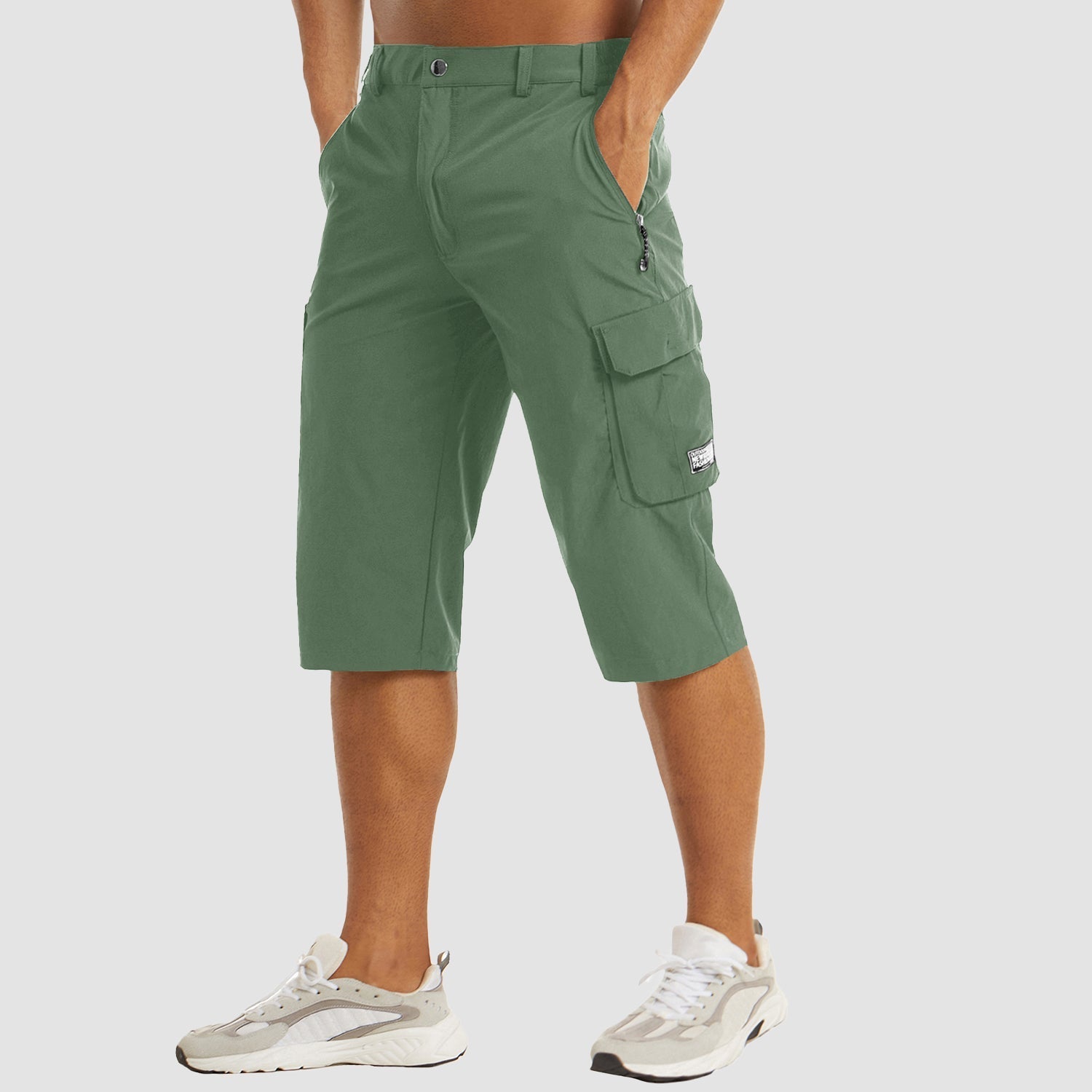 Pantaloncini Cargo Quick-Dry  — Leggeri, Traspiranti, Taglio Stretch per Escursioni e Viaggi