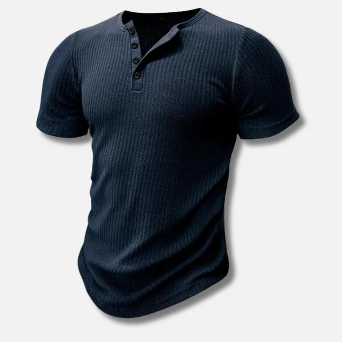 T-shirt Henley Muscle Fit