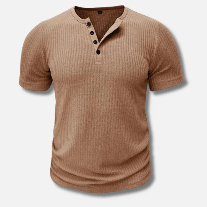 T-shirt Henley Muscle Fit