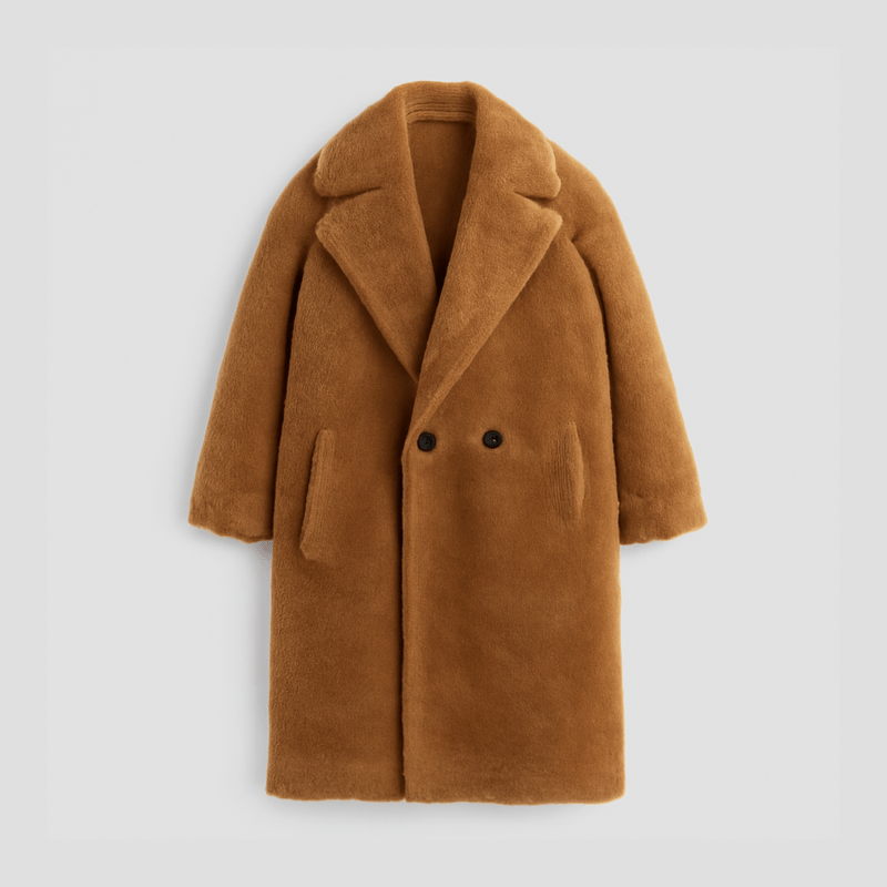 Norberto | Cappotto lungo teddy effetto peluche