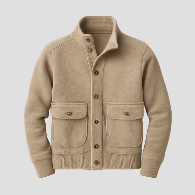 Aldo | Giacca tinta unita con colletto alto