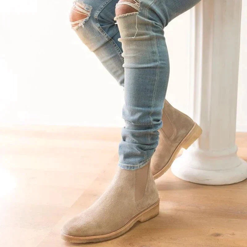 Giorgio | Stivaletti Chelsea in pelle scamosciata per uomo