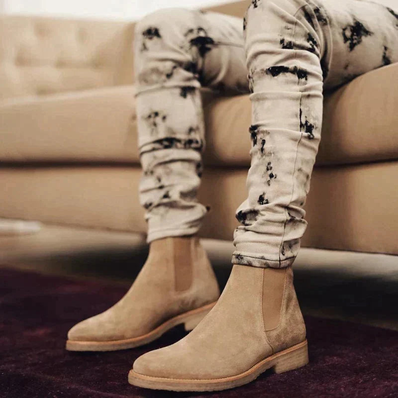 Giorgio | Stivaletti Chelsea in pelle scamosciata per uomo