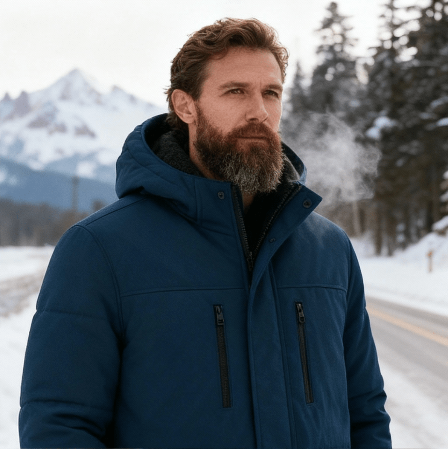 Giacca Invernale Parka Corto da Uomo