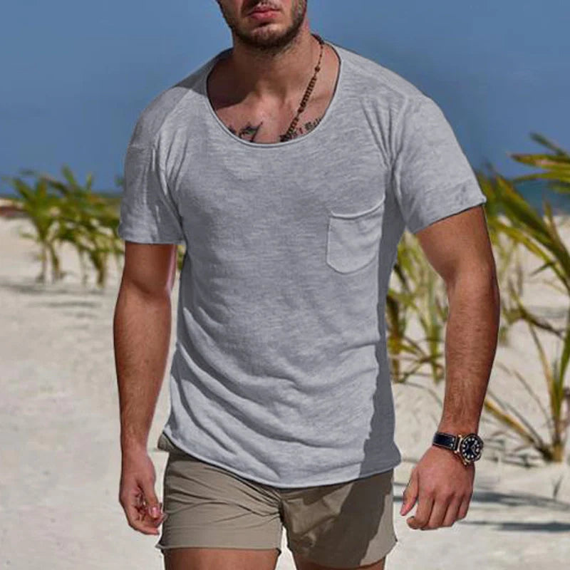 Diego | T-shirt elegante estiva da uomo