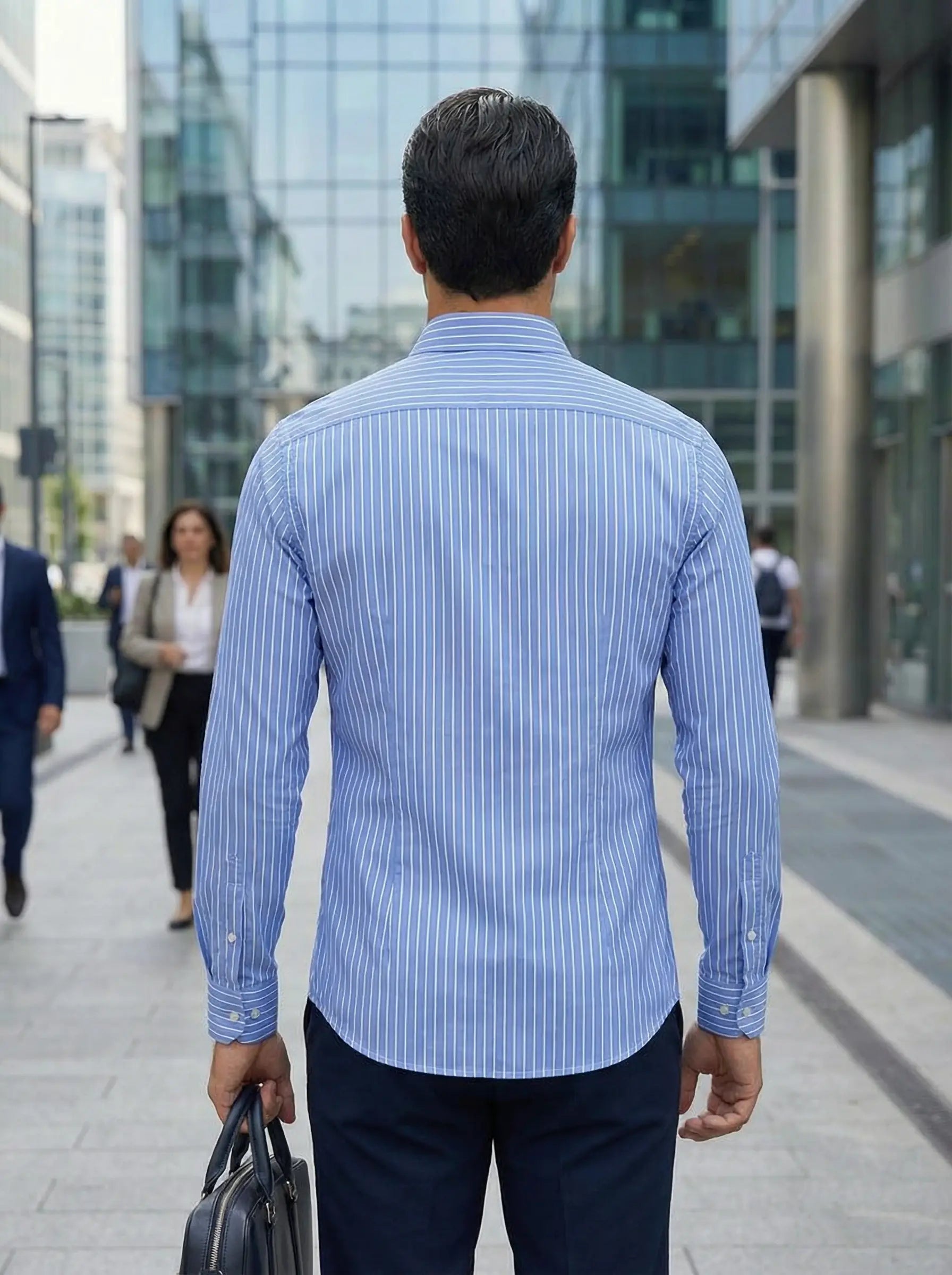 Hugo - Camicia in Cotone Striata