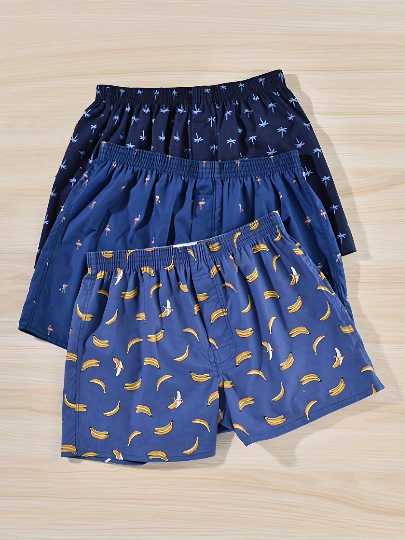 Boxer da uomo in cotone con stampa freccia multicolore