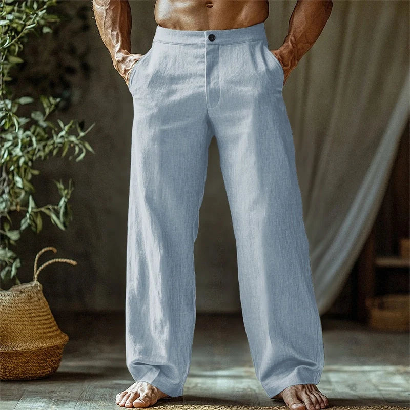 Gaetano | Pantalone estivo in lino per uomo