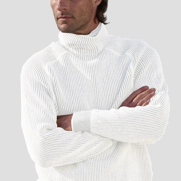 Andrea | Elegante Maglione Dolcevita in Cashmere da Uomo