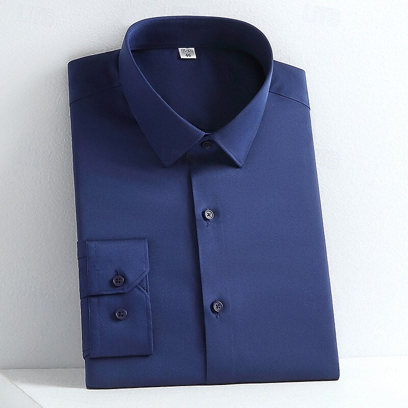 Alessandro | Camicia Classica a Maniche Lunghe in Cotone