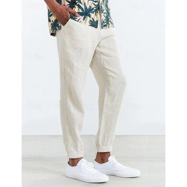 Leone | Pantalone estivo in lino per uomo