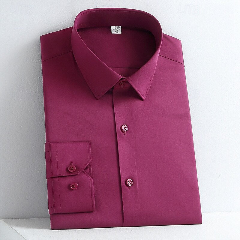 Alessandro | Camicia Classica a Maniche Lunghe in Cotone