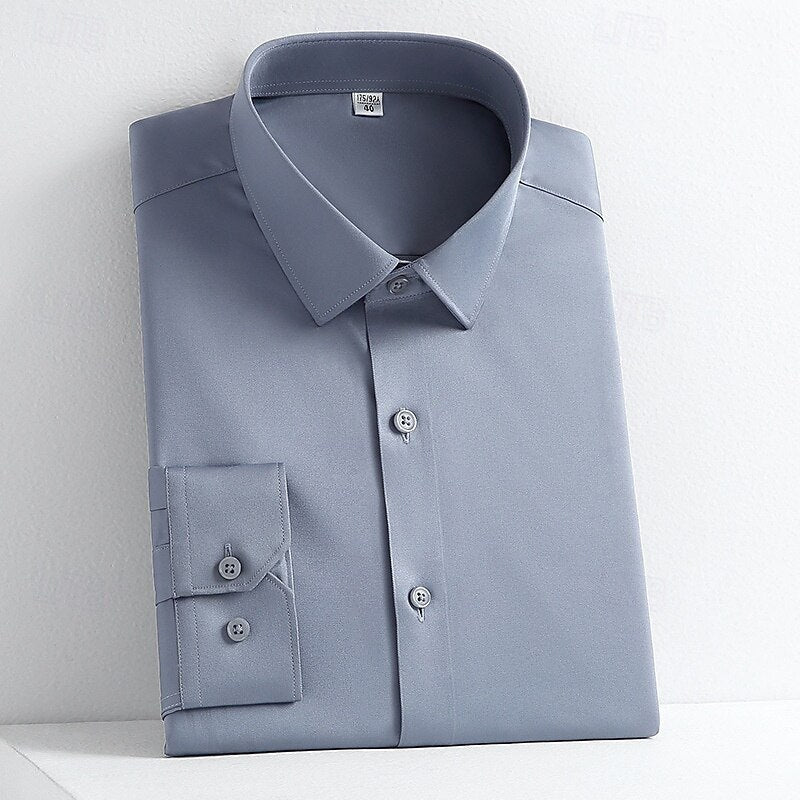 Alessandro | Camicia Classica a Maniche Lunghe in Cotone