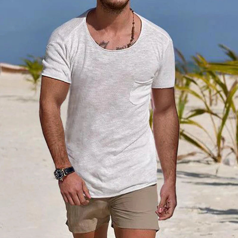 Diego | T-shirt elegante estiva da uomo