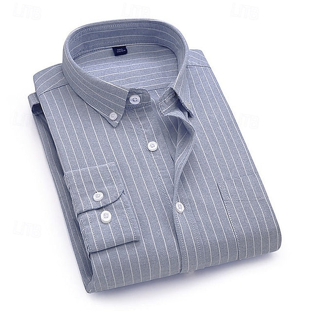 Stefano | Camicia Classica a Maniche Lunghe in Cotone