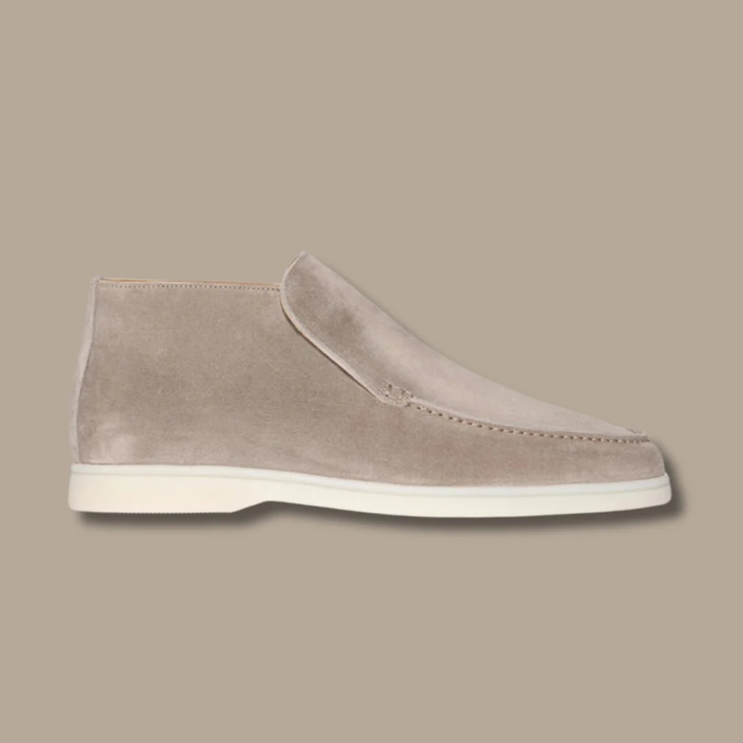 Mocassini in Suede Morbido Casual