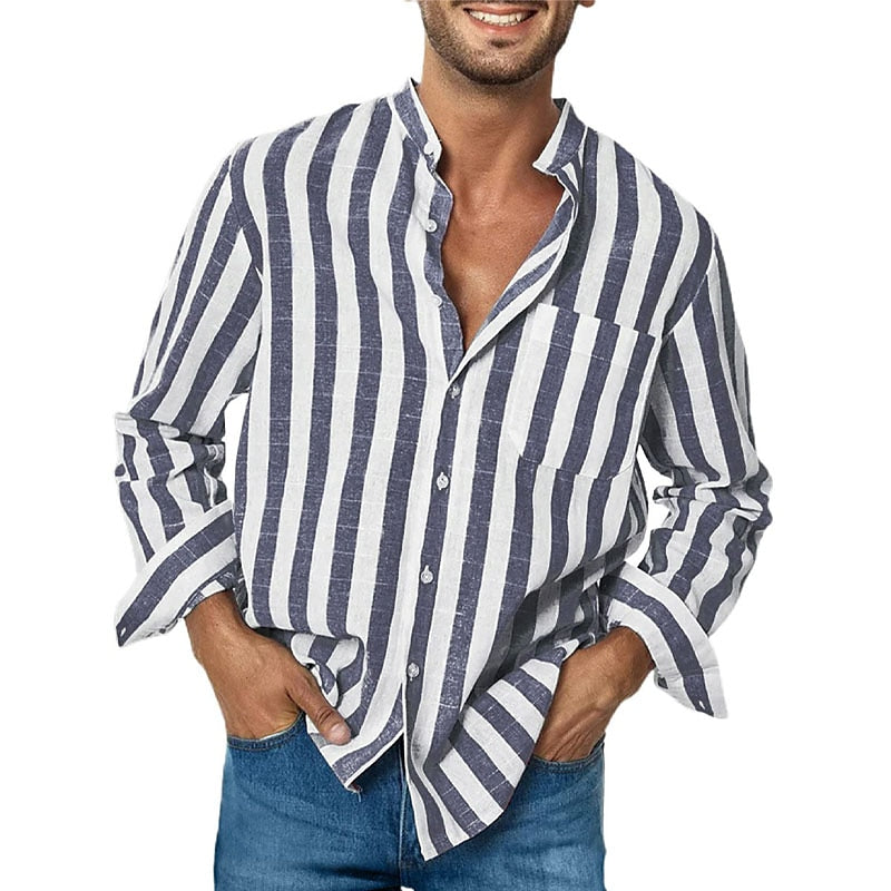 Hugo - Camicia in Cotone Striata