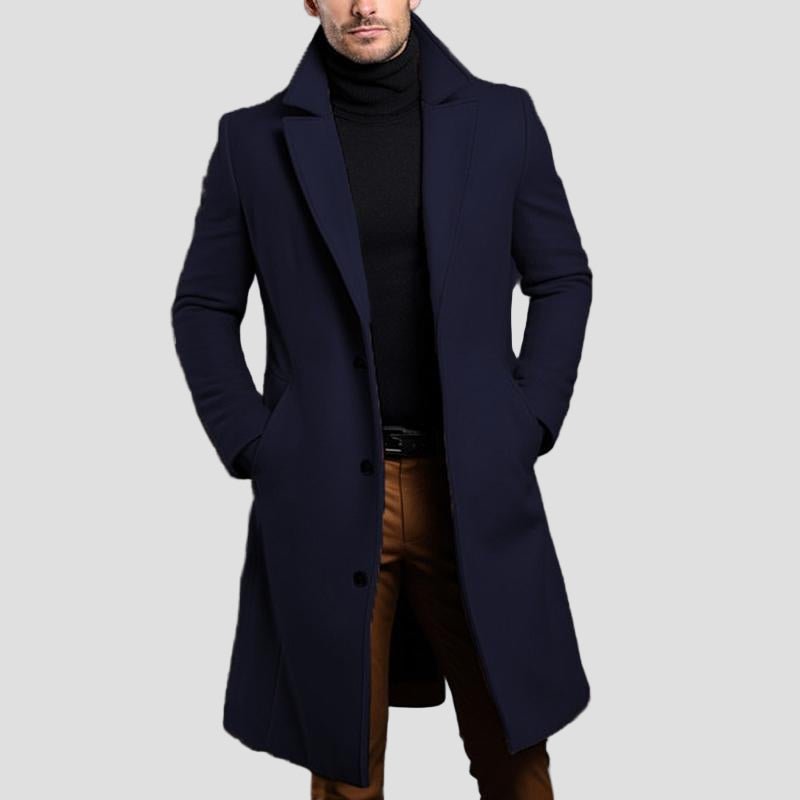 Andrea | Cappotto Monopetto Medio con Revers Classico