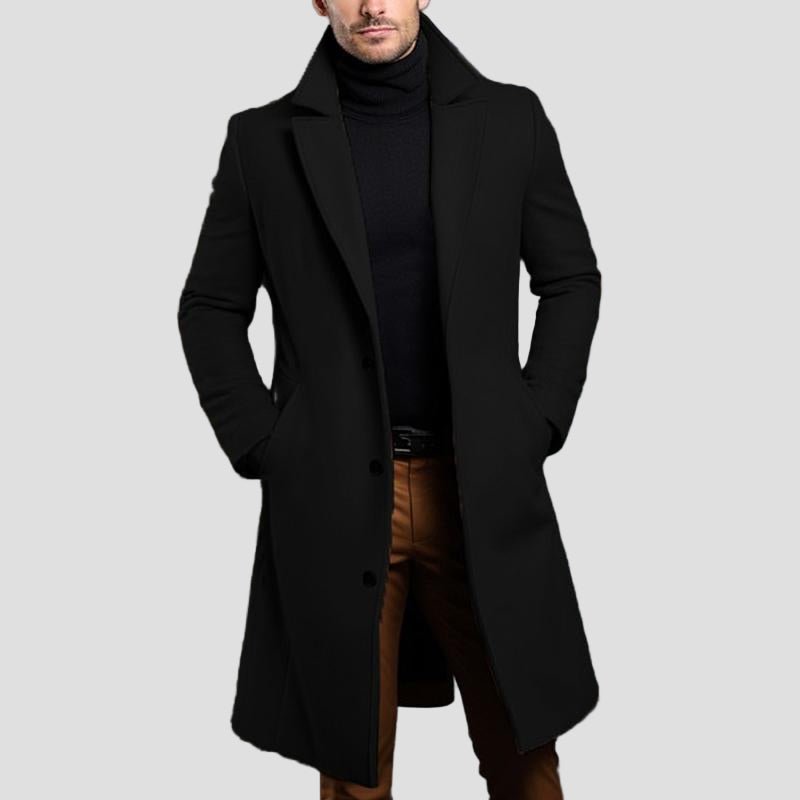 Andrea | Cappotto Monopetto Medio con Revers Classico