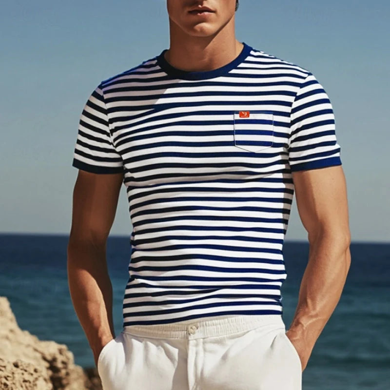 Fabio | T-shirt elegante estiva da uomo