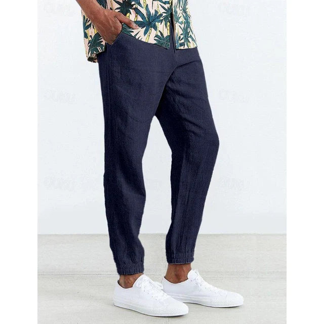 Leone | Pantalone estivo in lino per uomo