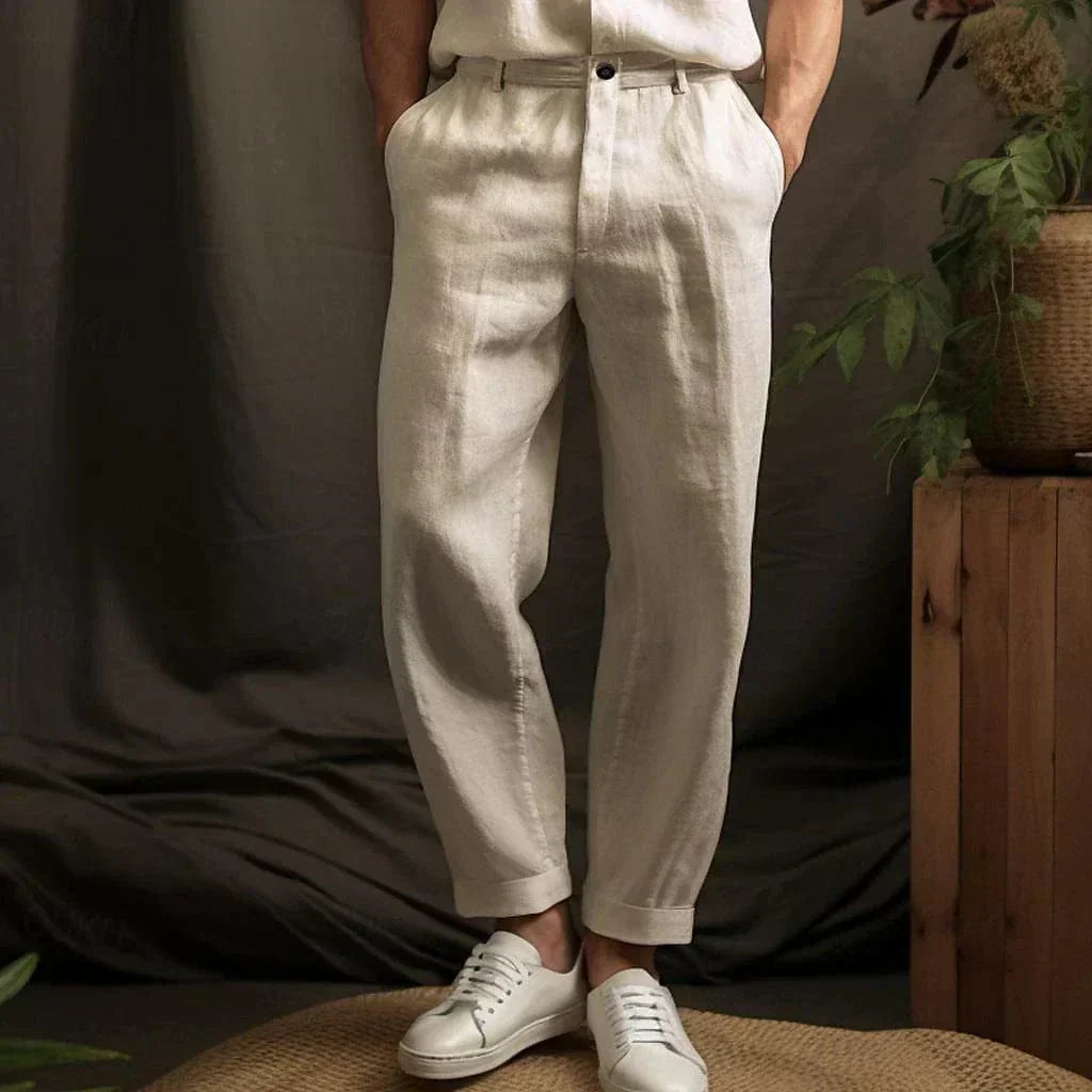 Pantaloni Casual in Lino  per l'Estate