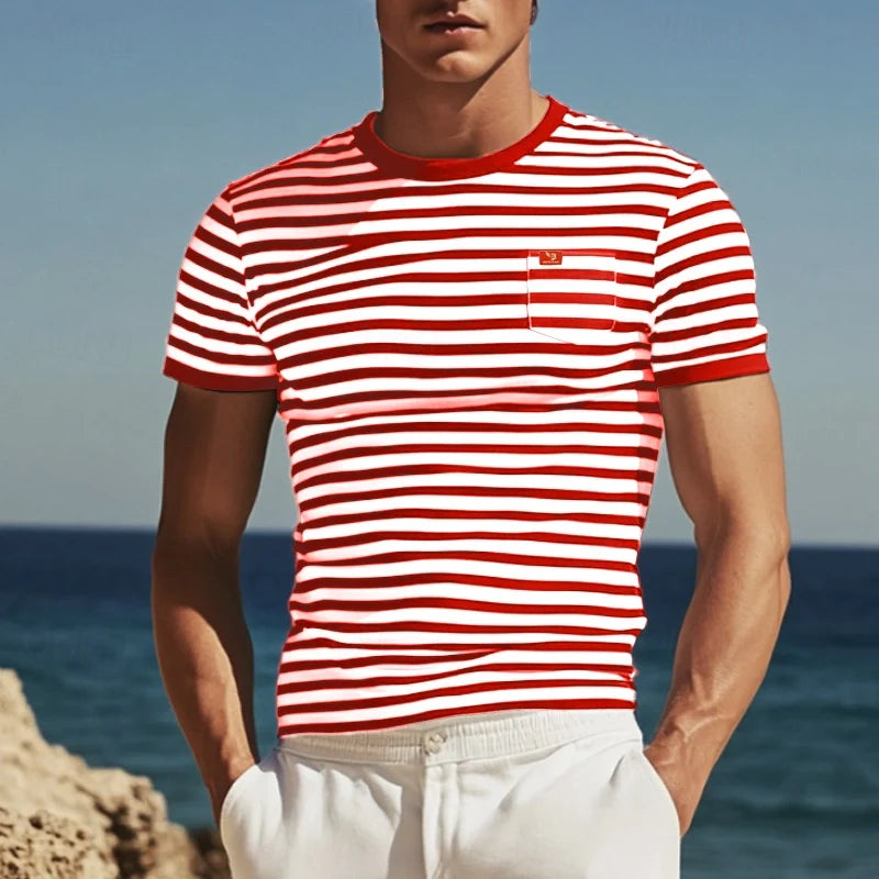 Fabio | T-shirt elegante estiva da uomo