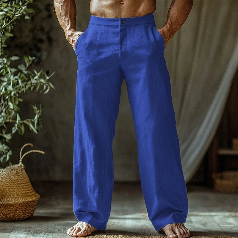 Gaetano | Pantalone estivo in lino per uomo