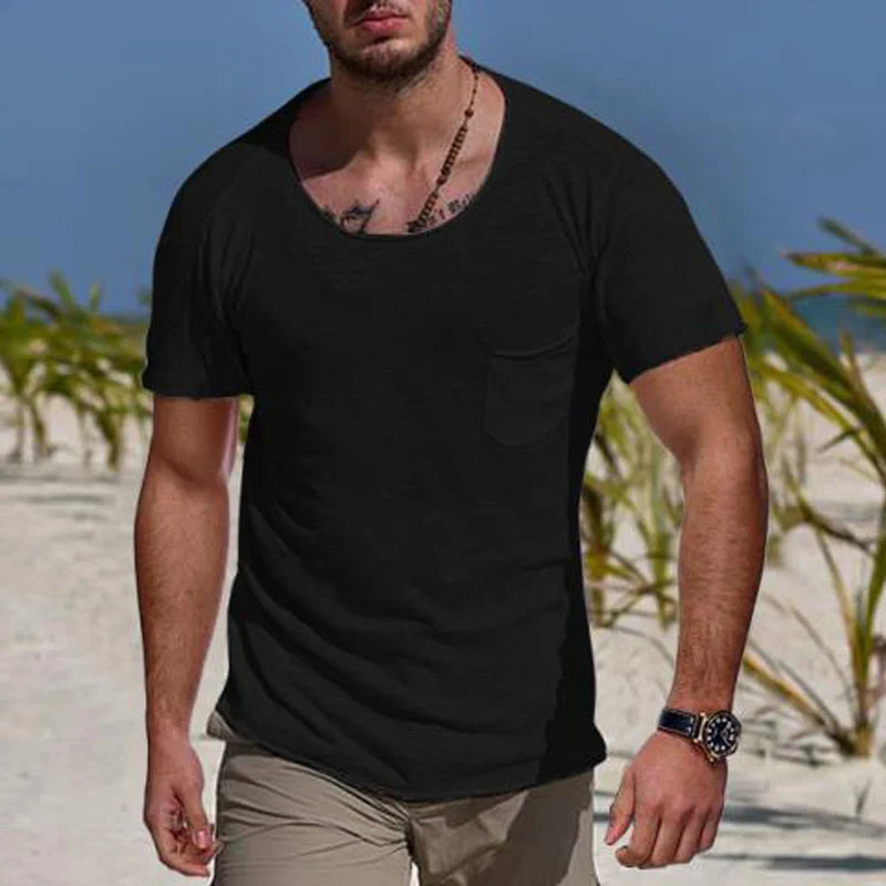 Diego | T-shirt elegante estiva da uomo