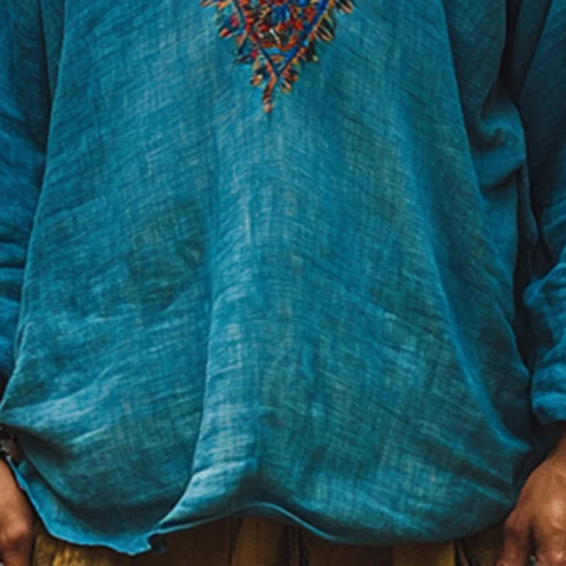 Carlo | Camicia estiva boho da uomo