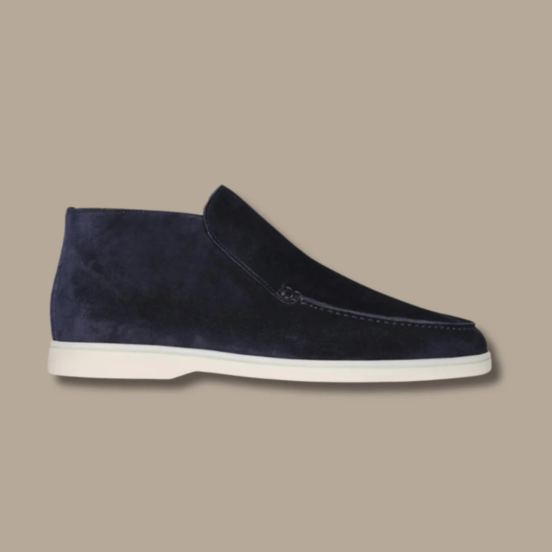 Mocassini in Suede Morbido Casual