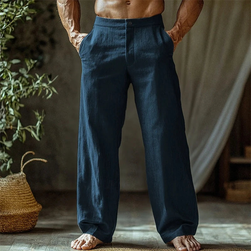 Gaetano | Pantalone estivo in lino per uomo